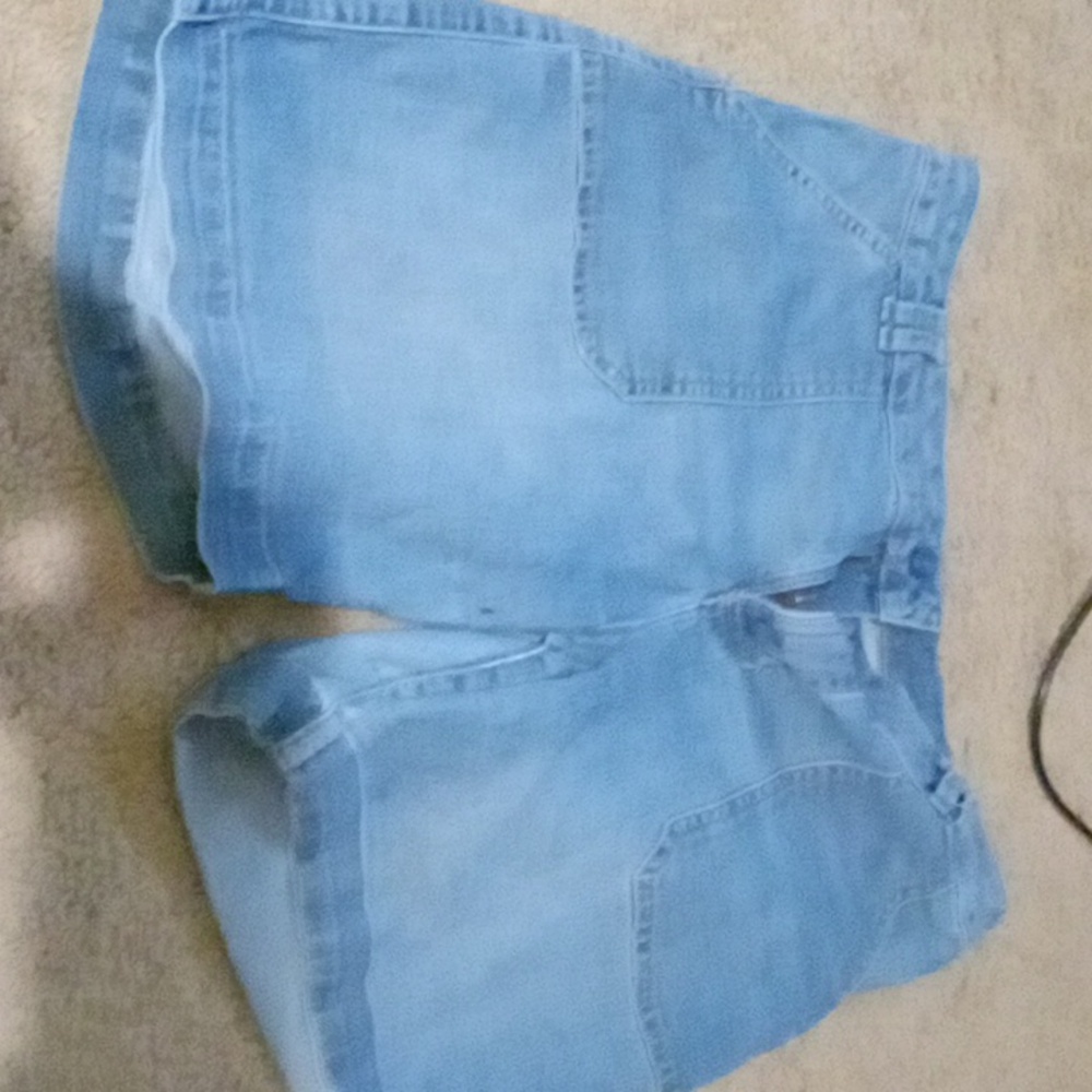 Jean mid rise shorts